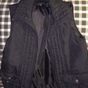 For Cynthia Black Puffy Vest